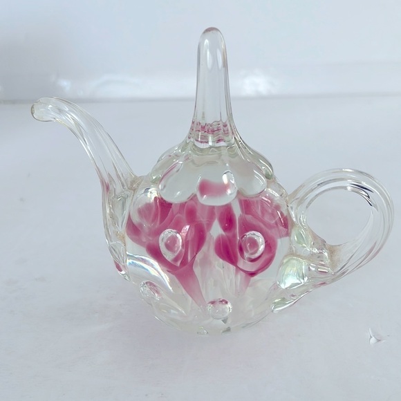Vintage signed Joe St. Claire Teapot Paperweight - Picture 1 of 6